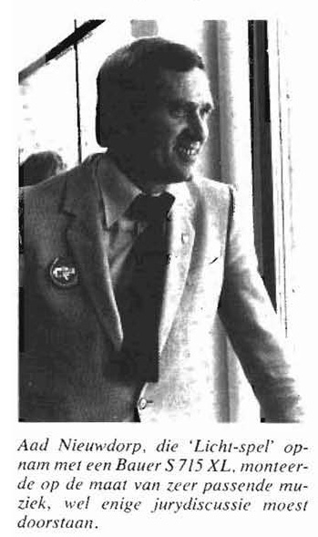 Aad Nieuwdorp op het UNICA-festival Filmbeeld jaargang 5 nummer 9 september 1979 30